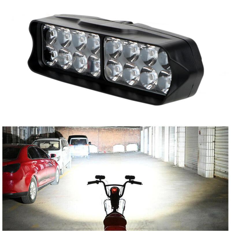 Head Racket Boom - Faro delantero para motocicleta, barra de