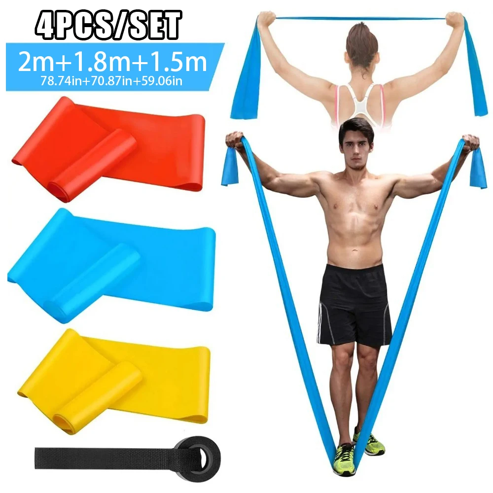 Crossfit Training Gear - 4 unids/set bandas elásticas de Fitness