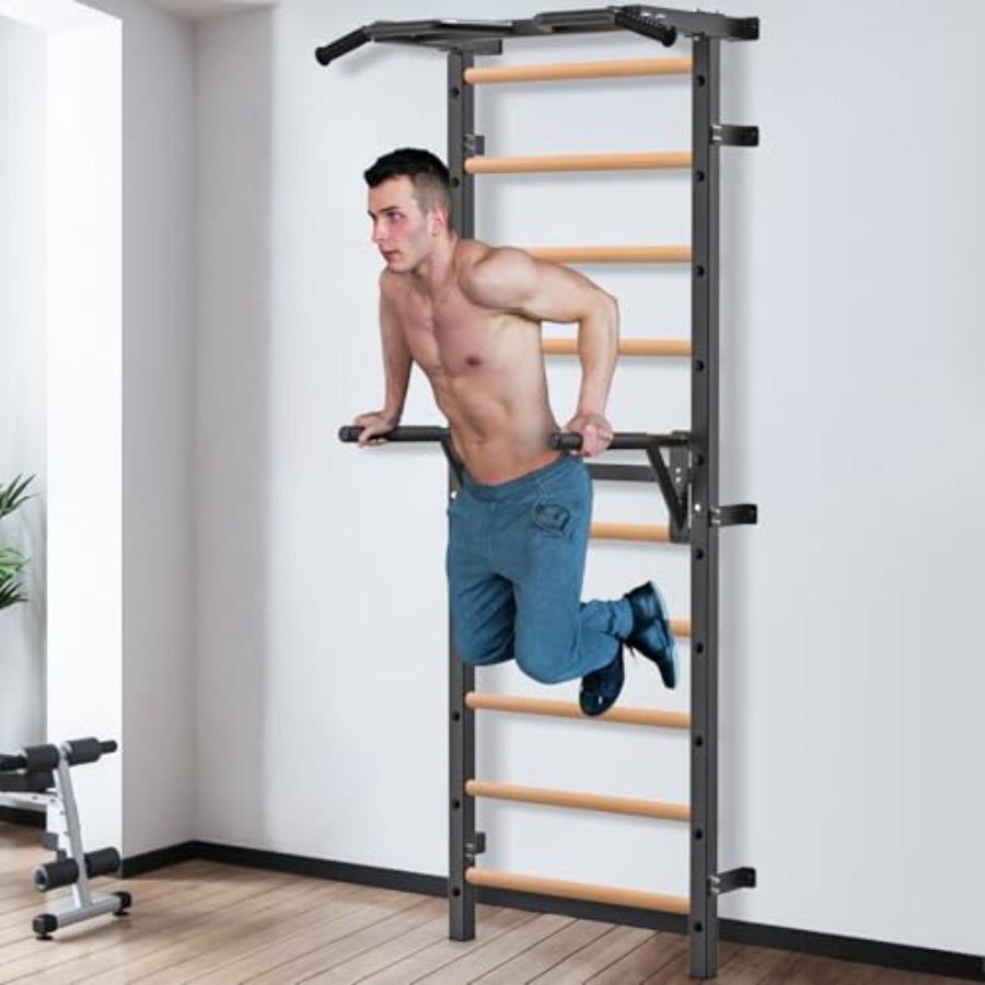 Barra de Gimnasia Montada en P - Pull Up Bar Grip reseña y precio