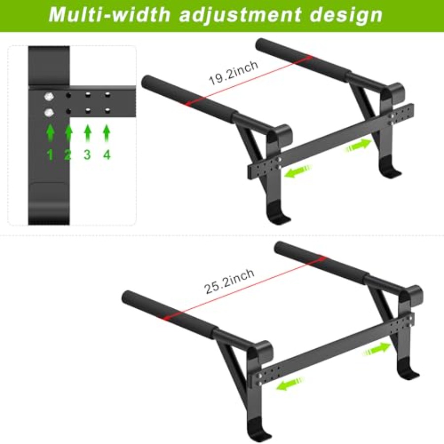 Barra de Gimnasia Montada en P - Pull Up Bar Grip reseña y precio