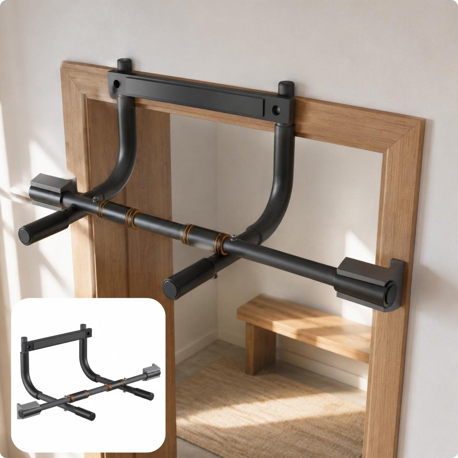 Barra de dominadas para puerta - Pull Up Bar Grip reseña y precio