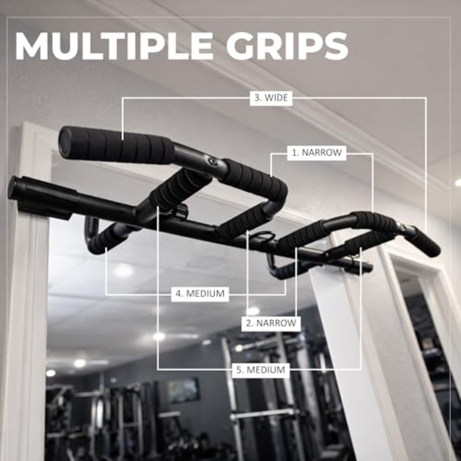 Barra de dominadas para puerta - Pull Up Bar Grip reseña y precio