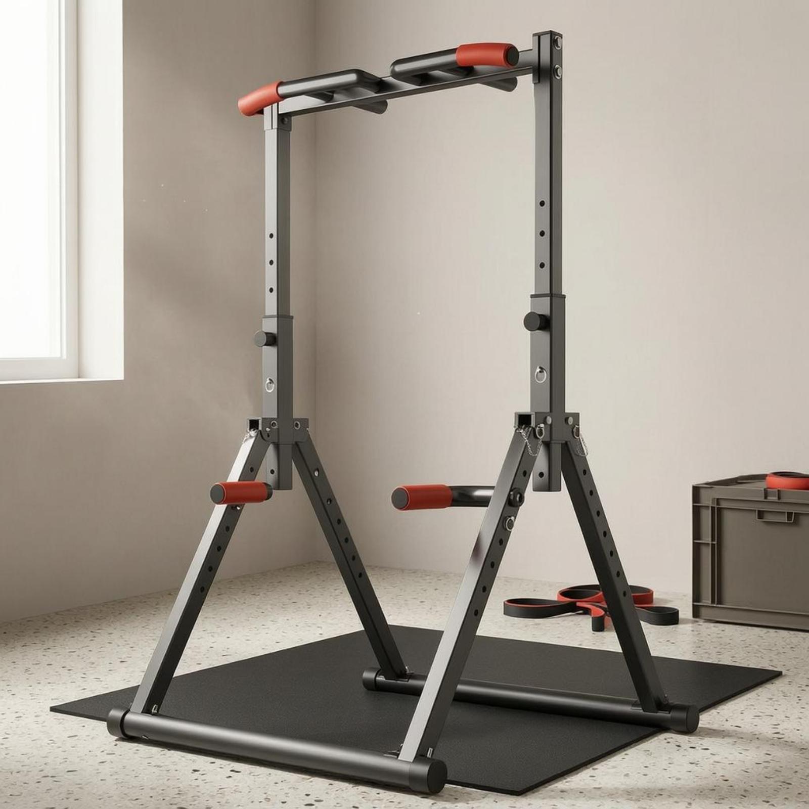 Barra de dominadas ajustable p - Pull Up Bar Grip reseña y precio