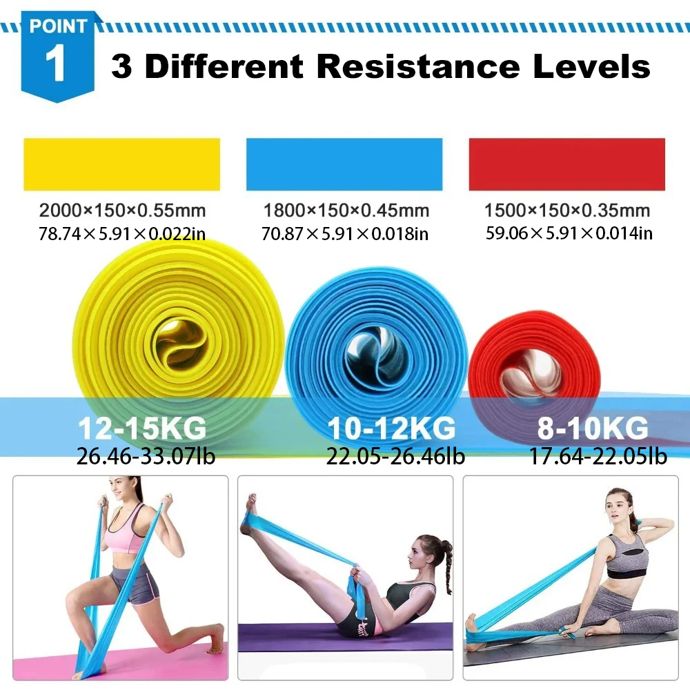 4 unids/set bandas elásticas d - Crossfit Training Gear reseña y precio